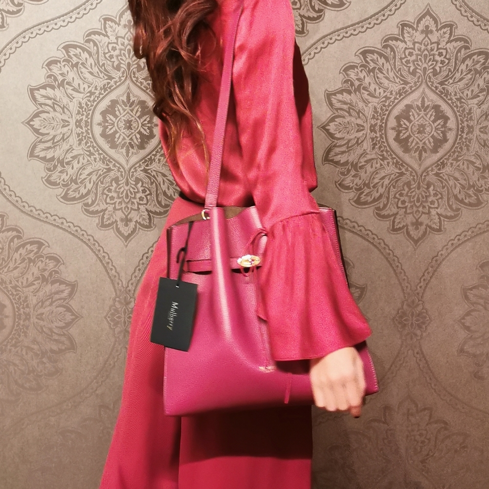 Mulberry leather bag Made in England